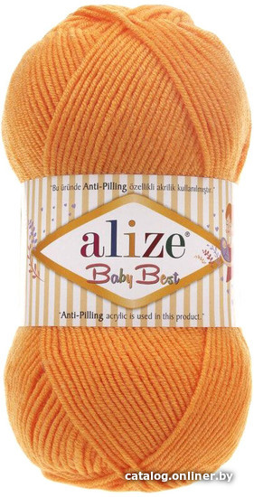 

Пряжа для вязания Alize Baby best 336 (240 м, оранжевый)