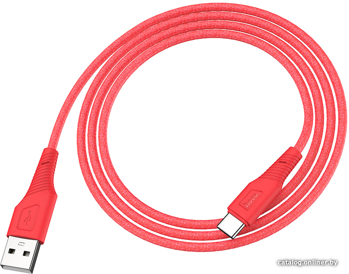 

Кабель Hoco X58 USB Type-A - USB Type-C (1 м, красный)