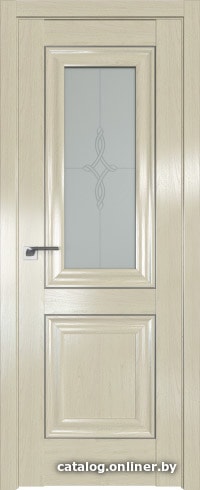 

Межкомнатная дверь ProfilDoors 28X 80x200 (эш вайт/стекло узор матовое)