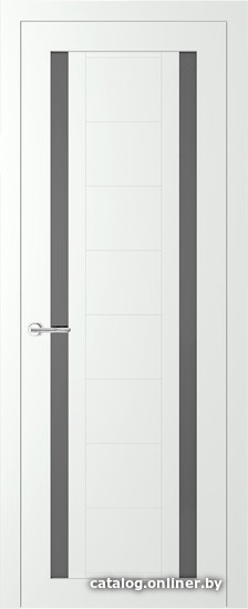 

Межкомнатная дверь Favorite FV-15 70x200 (ясень снежный, стекло графит)