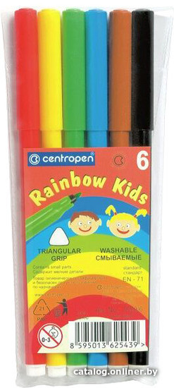 

Текстовыделитель Centropen Радуга 7550/06 ET (6шт)