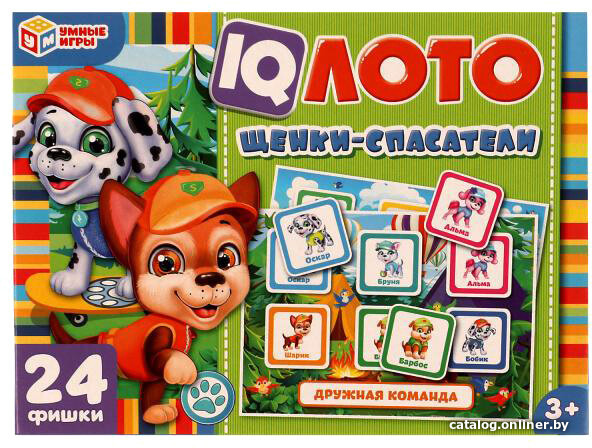 

Детская настольная игра Умные игры IQ-лото. Щенки-спасатели 4680107974501