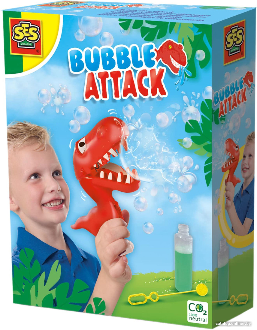 

Мыльные пузыри SES Creative В форме динозавра 02250