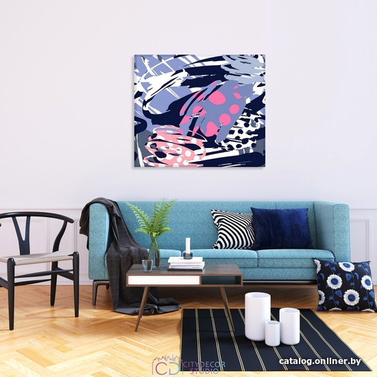 

Модульная картина Citydecor Абстракция 2.5 60x70 см