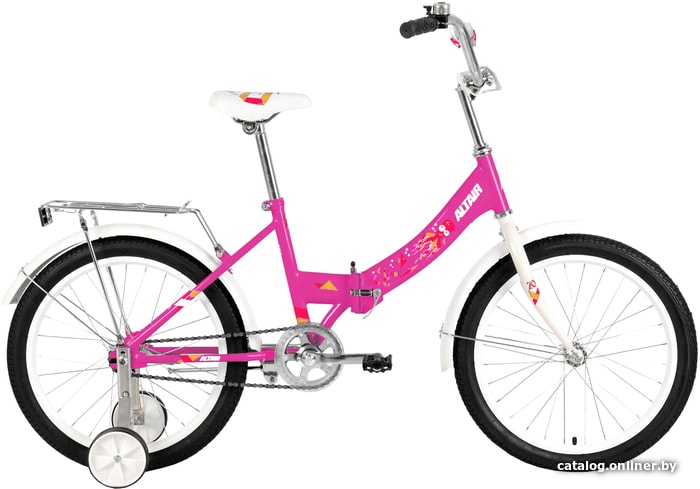 

Детский велосипед Altair City Kids 20 compact (розовый/белый, 2020)