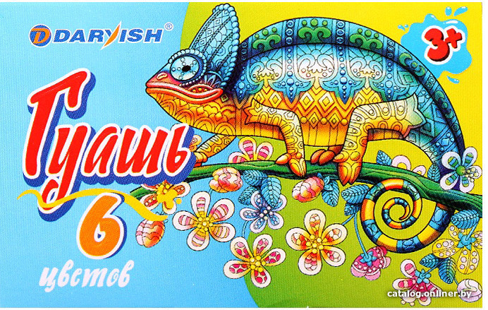 

Гуашь Darvish Хамелеон DV-11092-6 (6 шт)