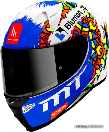 

Мотошлем MT Helmets Revenge 2 Moto 3 A0 (XS, matt pearl white)