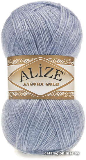 

Пряжа для вязания Alize Angora gold 221 (550 м, светлый джинс)