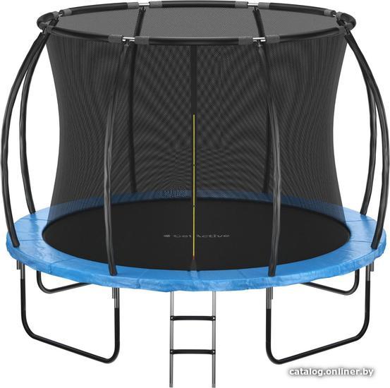 

Батут GetActive Jump PRO 12FT с лестницей и внутренней сеткой (синий)