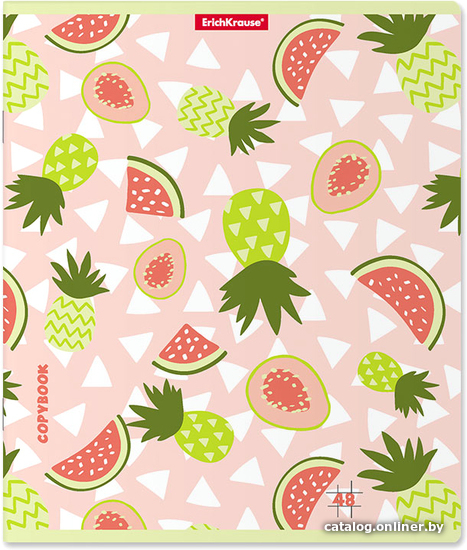 

Полуобщая тетрадь Erich Krause Tropical Sorbet 48 л клетка 54246