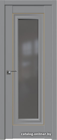 

Межкомнатная дверь ProfilDoors 24U 80x200 (манхэттен/графит/золото)