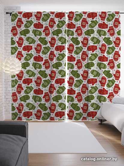 

Комплект штор JoyArty Зимние варежки 1.45x2.65 м p_37099_145x265 (2 шт)