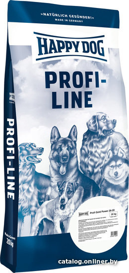 

Сухой корм для собак Happy Dog Profi-Line 26/20 Gold Power 20 кг