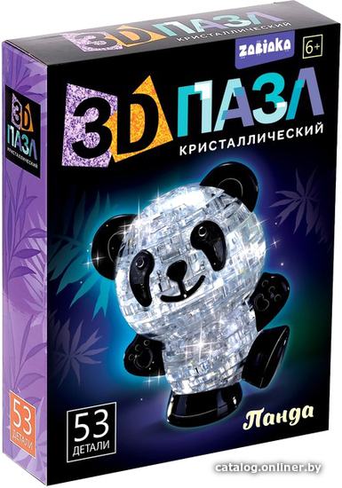 

3Д-пазл Zabiaka Панда 121852 (в ассортименте)
