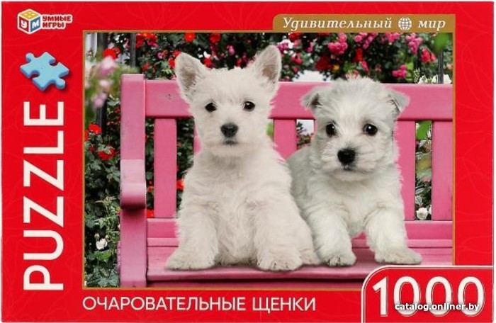 

Пазл Умные игры Очаровательные щенки 4680107925466 (1000 эл)