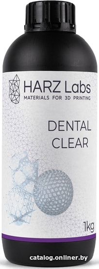 

Фотополимер HARZ Labs Dental Clear 1000 г (прозрачный)