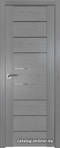 

Межкомнатная дверь ProfilDoors 98XN 80x200 (грувд серый/стекло прозрачное)