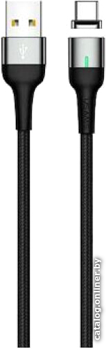 

Кабель Usams USB Type-A - USB Type-C US-SJ327 U28 (1 м, серый)