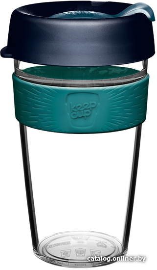 

Многоразовый стакан KeepCup Original L Clear Borealis 454мл (темно-зеленый)