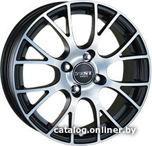 

Литые диски Proma GT 15x6" 4x100мм DIA 60.1мм ET 40мм алмаз черный