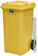 

Контейнер для мусора Zeta ПЛ-00409/Ж 120 л (желтый)
