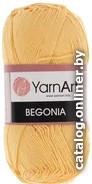 

Пряжа для вязания Yarnart Begonia 100% хлопок 4653 50 г (169 м, желтый)