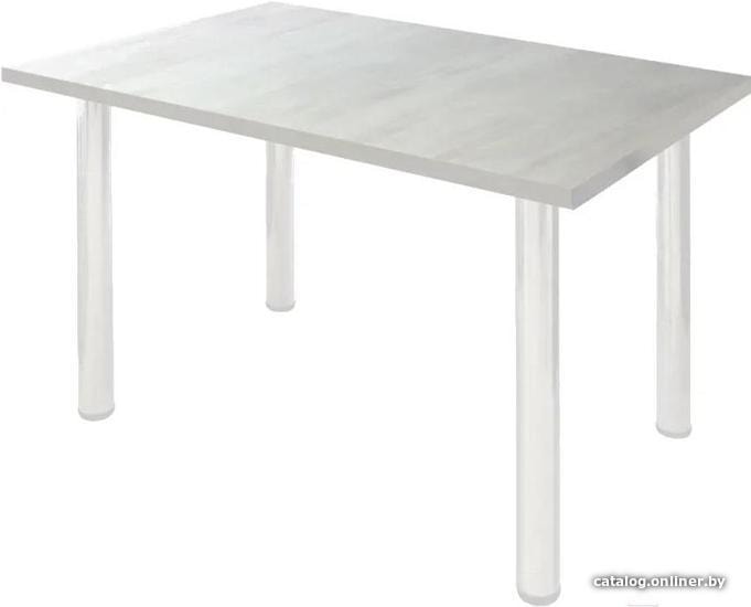 

Кухонный стол Solt 110x70 (северное дерево светлое/ноги белые)