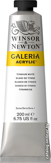 

Акварельные краски Winsor & Newton Galeria 2136644 (200 мл, белила титановые)