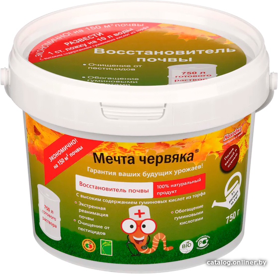 

Удобрение Мечта Червяка Восстановитель почвы паста 750 г
