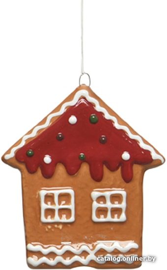 

Елочная игрушка Albero Di Natale Пряничный домик 1х5х8 см 630274-4