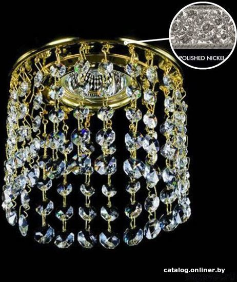 

Припотолочная люстра ArtGlass Spot 09 Nickel Ce