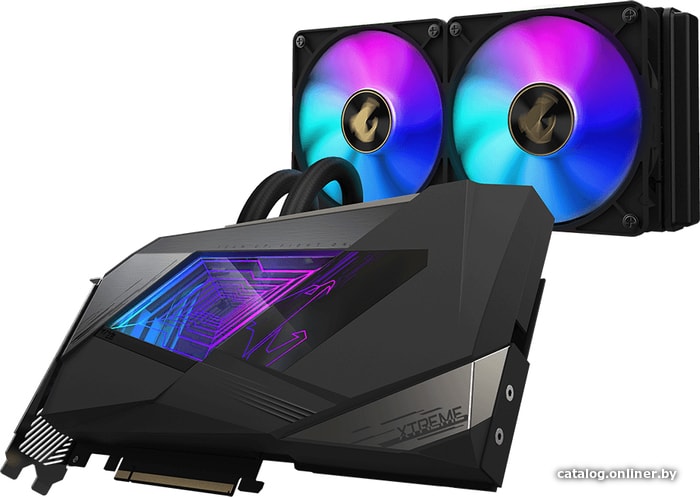 

Видеокарта Gigabyte Aorus GeForce RTX 3080 Ti Xtreme Waterforce 12G GDDR6X