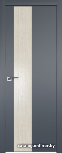 

Межкомнатная дверь ProfilDoors 5E 70x200 (антрацит/вставка дуб sky беленый)