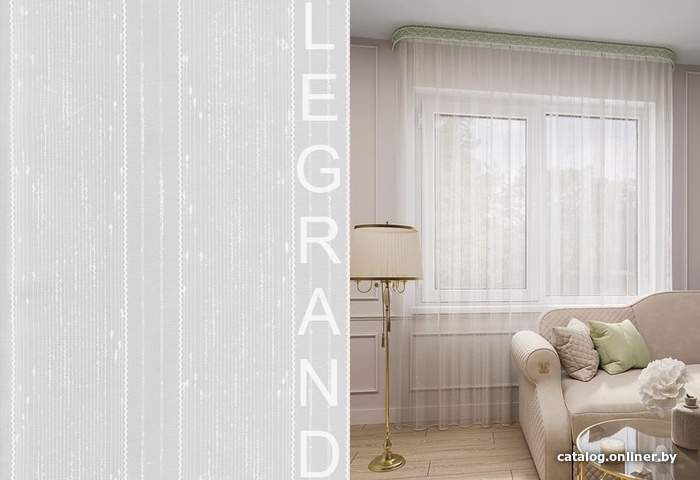 

Тюль Legrand Лея 5x2.6 м (белый)