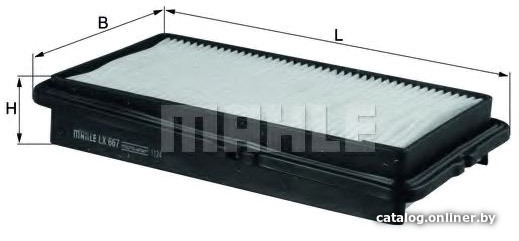 

Воздушный фильтр Mahle Knecht LX667
