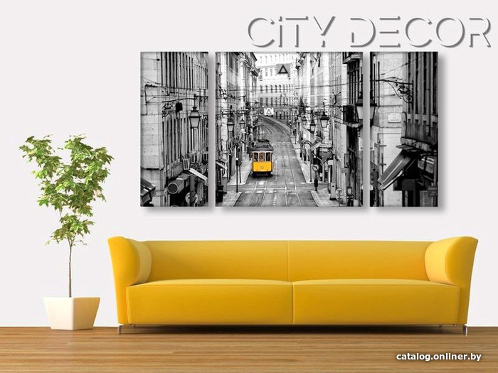 

Модульная картина Citydecor Транспорт 6.12 60x118 см