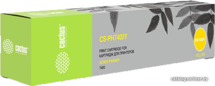 

Картридж CACTUS CS-PH7400Y (аналог Xerox 106R01152)