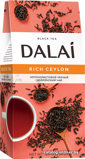 

Черный чай DALAI Rich Ceylon 100 г