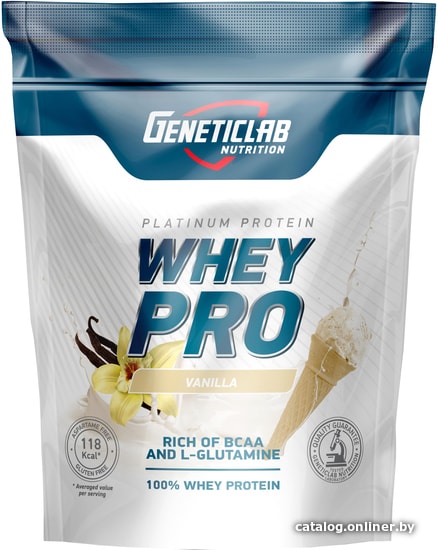 

Протеин сывороточный (концентрат) Geneticlab Whey Pro (1000 г, ваниль)