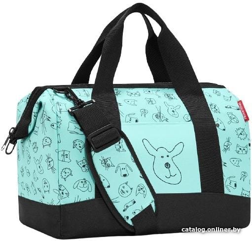 

Дорожная сумка Reisenthel Allrounder M Cats and dogs (мятовый)
