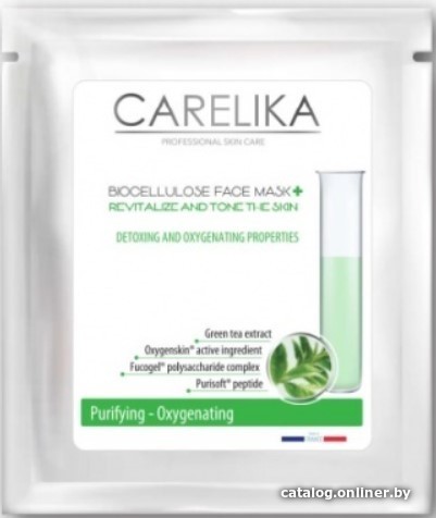 

Carelika Маска для лица кремовая Biocellulose Face Mask Purifying-Oxygenating (8 мл)