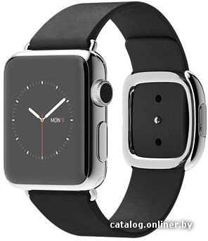 

Умные часы Apple Watch 38mm Stainless Steel with Black Modern Buckle [MJYL2]