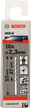 

Набор оснастки Bosch 2608585476 (10 предметов)
