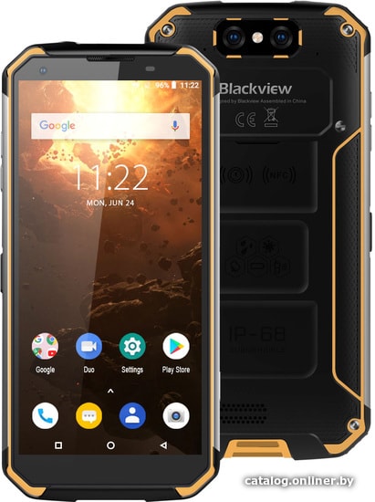 

Смартфон Blackview BV9500 Plus (желтый)