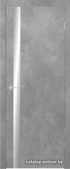 

Межкомнатная дверь Юркас Stark ST12 ДО 90x200 (бетон светлый/зеркало)