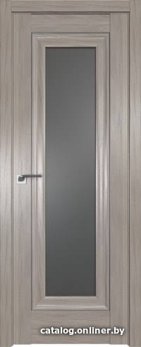 

Межкомнатная дверь ProfilDoors 24X 70x200 (орех пекан серебро/стекло графит)