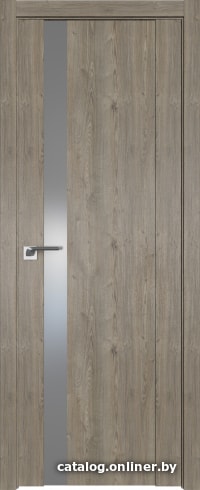 

Межкомнатная дверь ProfilDoors 62XN 90x200 (каштан темный/стекло серебряный лак)
