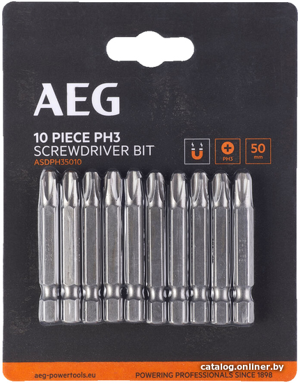 

Набор бит AEG Powertools 4932479514 (10 шт)