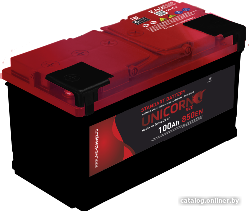 

Автомобильный аккумулятор Unicorn Red 6СТ-100 о.п. (100 А·ч)