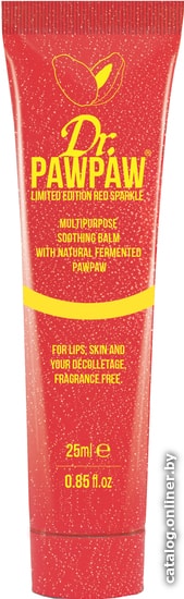 

Dr.Pawpaw Бальзам для губ красный с блестками (25 мл)